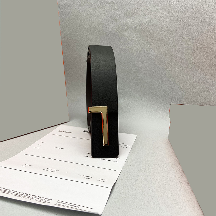 Men's Designer Belts Cowskin Waistband Leather Fashion Versatile Match Pants Width 3.8 CM