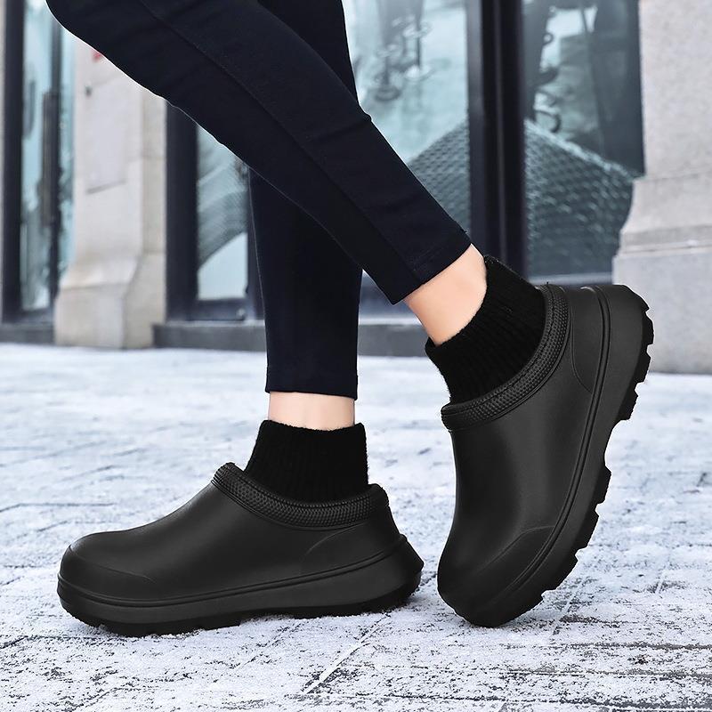 designer woman Womens mens Winter Waterproof Warm And Fluffy Rain Shoes winter snow fur boots 579d