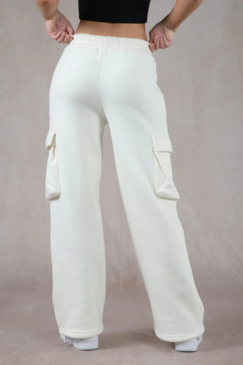 womens sports pants gym fitness running training pants cotton wool cargo pants 241029