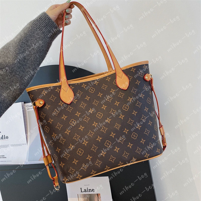 Designers Shopping Bags 2 In1 Leather Totes with Wallet Women Cross Body Shoulder Bags Purse Woman Messenger Handbags