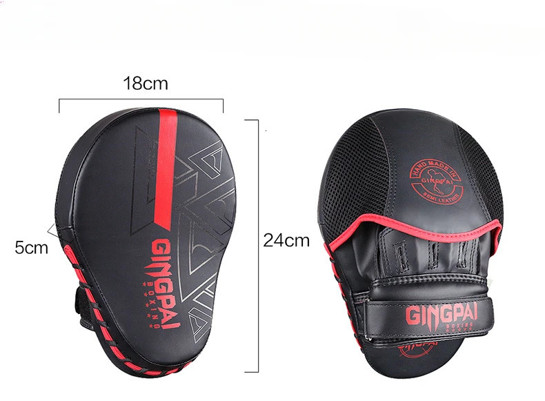 Professional Boxing Target Pads Fight Punching Bag Sanda Training Gloves Kicking Pad PU Training Gear Sparring Boxing Bags 241030