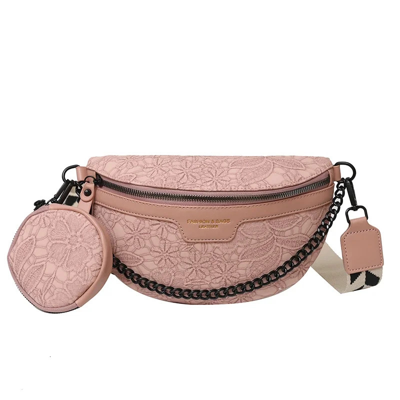 ner Woman Chest Pack Retro Embroidery Belt Bag Coin Purse y Lady Waist Fashion Shoulder Crossbody Bags 241029