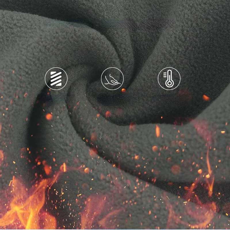 Outdoor windproof C-neck scarf winter warm wool Balaclava hat unisex full face motorcycle ski mask W241029