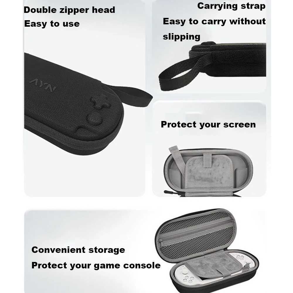 Portable Organizer Bag Shockproof Handheld Game Console Case Carry Bag For odin2 mini Retro Game ConsoleXJ241030