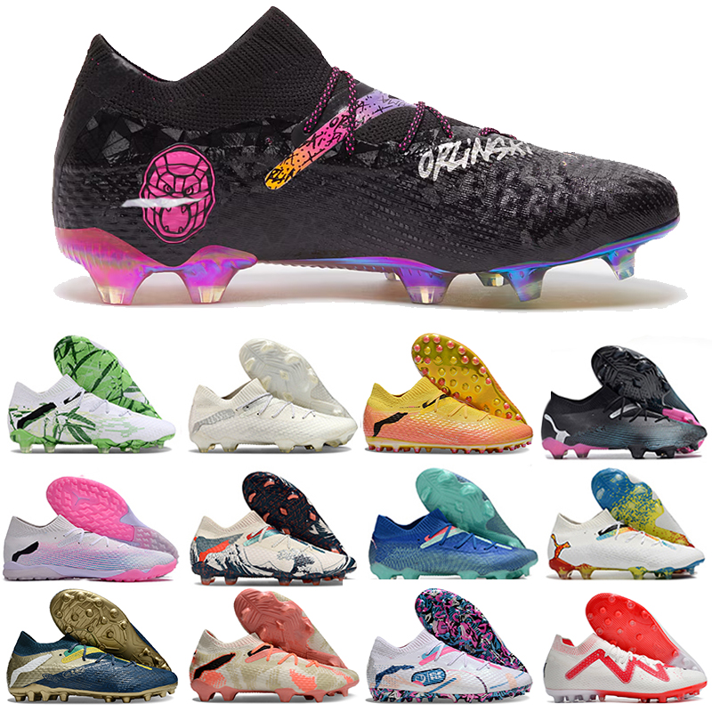 FUTURE 7 ULTIMATED X ORSKI FG/AG MG TF Soccer Shoe Volume Up Pack Whiteout Formula Luminou Blue Vivid Pink Dani Carval Marc Cucurella Brilliance Football