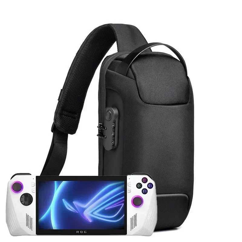 Portable Console Backpack for Asus ROG ALLY X Crossbody Shoulder Shockproof Protective Case Storage Bag for ROG ALLY AccessoriesXJ241030