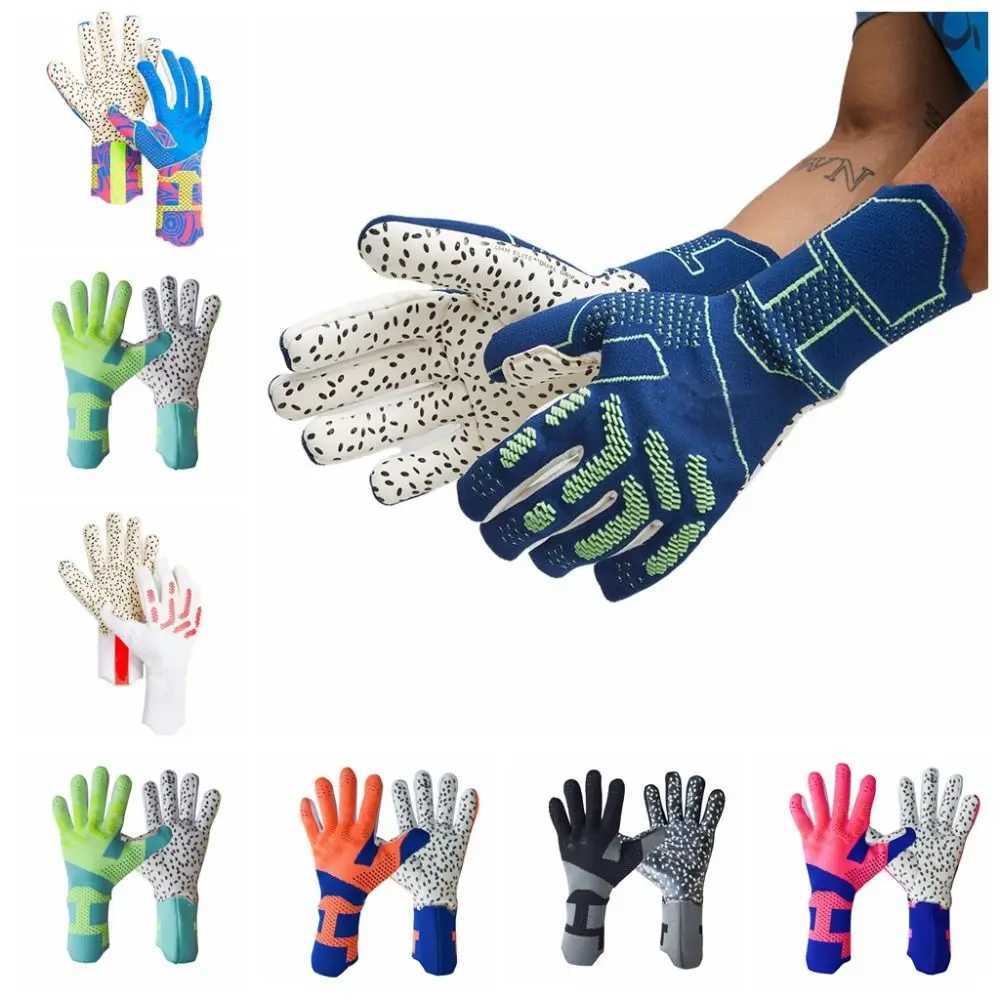 Competition Anti-Slip Goalie Gloves Finger Protection Wear Resistant Latex Gloves Antiskid Major Soccer Goalkeeper Gloves AdultXJ241030