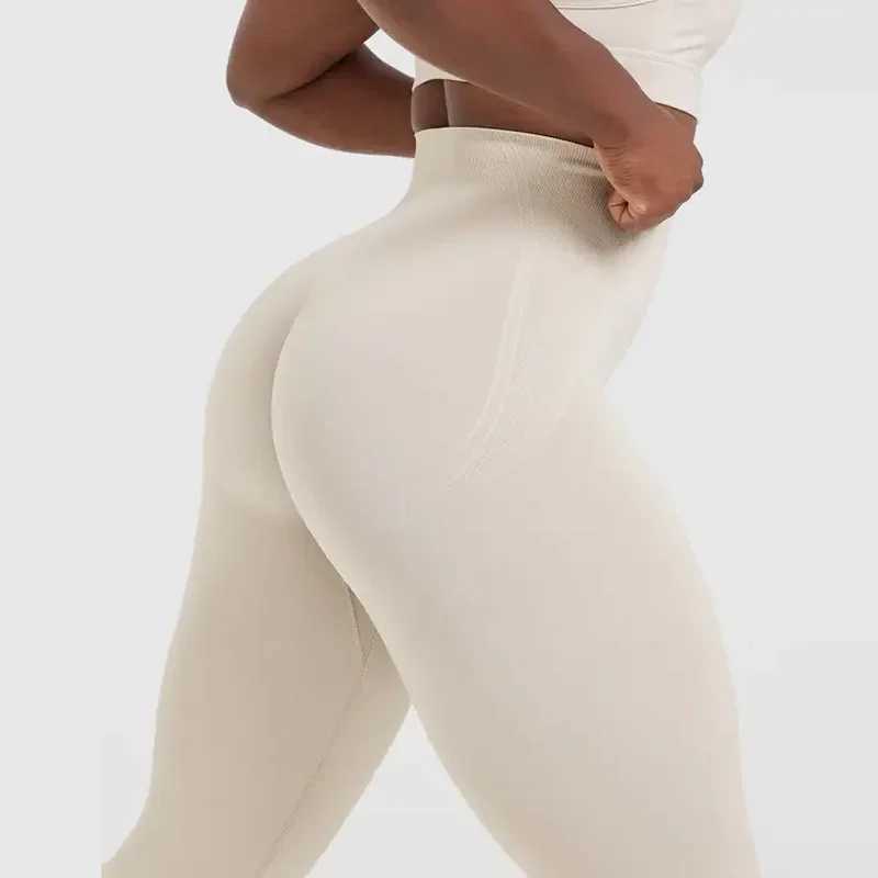 Oneractive Fitn womens sports sitting posture high waist elastic solid yoga sitting posture gym training jogging pants FaW241030