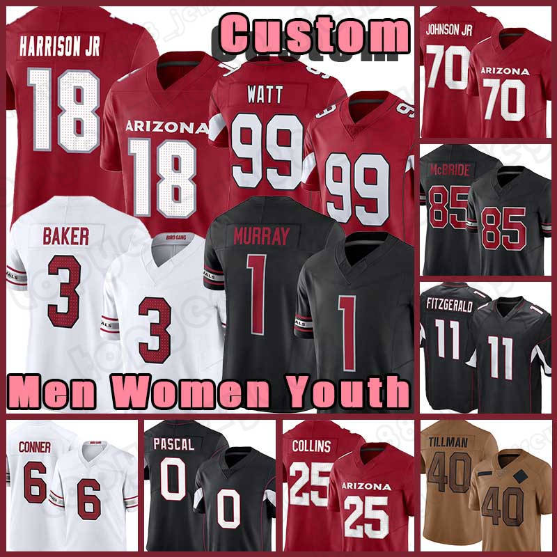 18 Marvin Harrison Jr Football Cardinales Jesery 40 Pat Tillman Kyler Murray Trey McBride Budda Baker James Conner Roy Lopez Dennis Gardeck Zaven Collins Zach Pascal