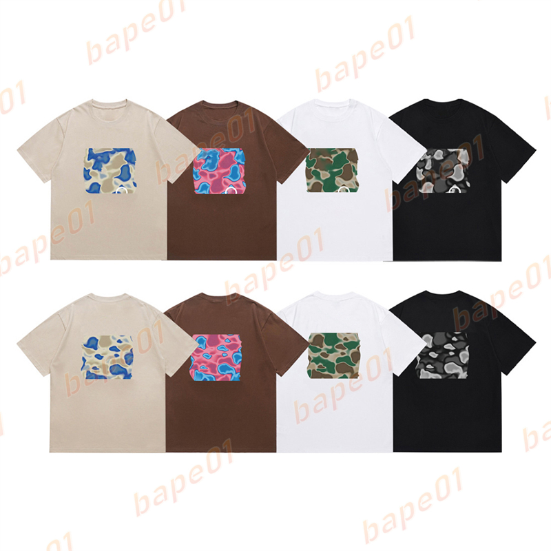 Fashion Mens T Shirt Womens Designer Short Sleeves Cotton Young Students Tees Asian Size S-XXL