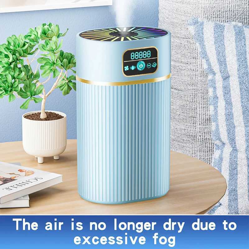 1100ML large capacity air humidifier USB Electric Ara diffuser essential oil color lamp atomizer Spary for He Bedro Y241104
