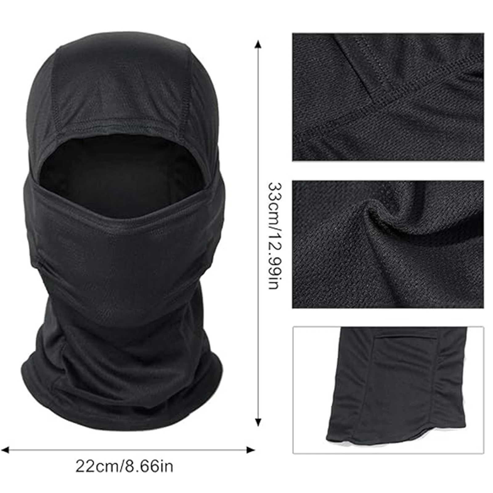 Mens ski mask Balaclava face mask Shiesty face mask UV protection lightweight motorcycle ski board W241029