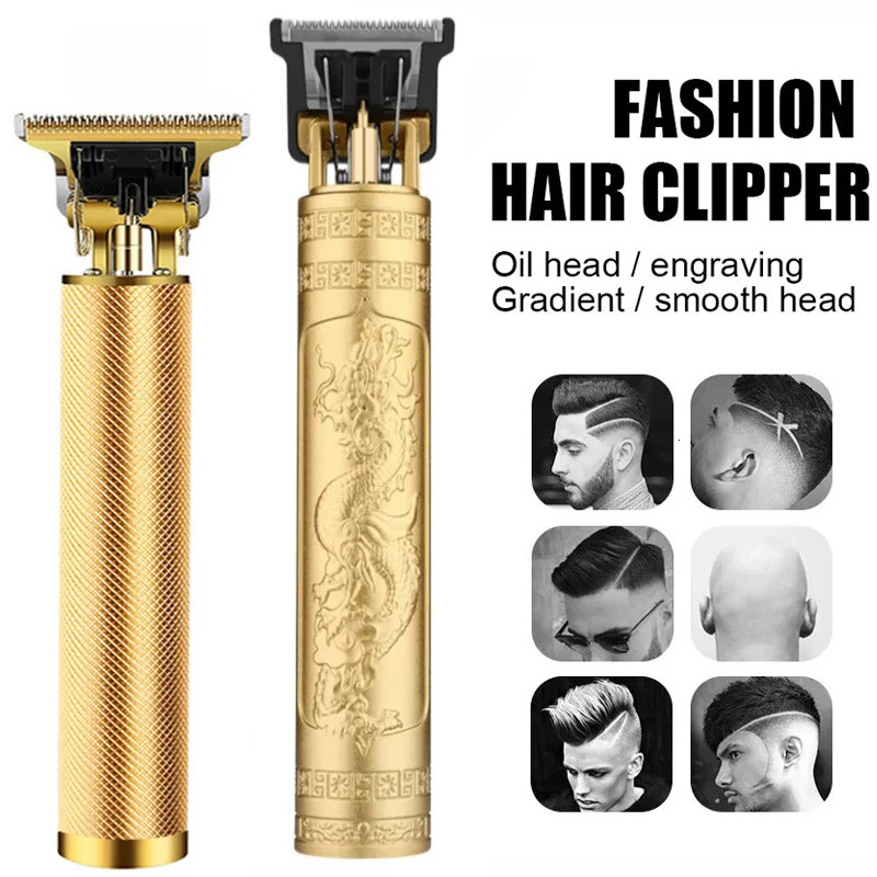 Mens T9 Carving Hair Trimmer Mini Electric Hair Clipper Beard Trimer Barber Cordless Hair Cutting Machine Haircut Edge Razor 241029