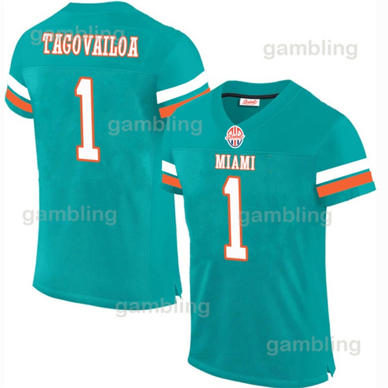 Custom Football Jerseys All ed 15 Mahomes 87 Kelce Tagovailoa 97 Idan 1 Stefon 90 Men/Youth