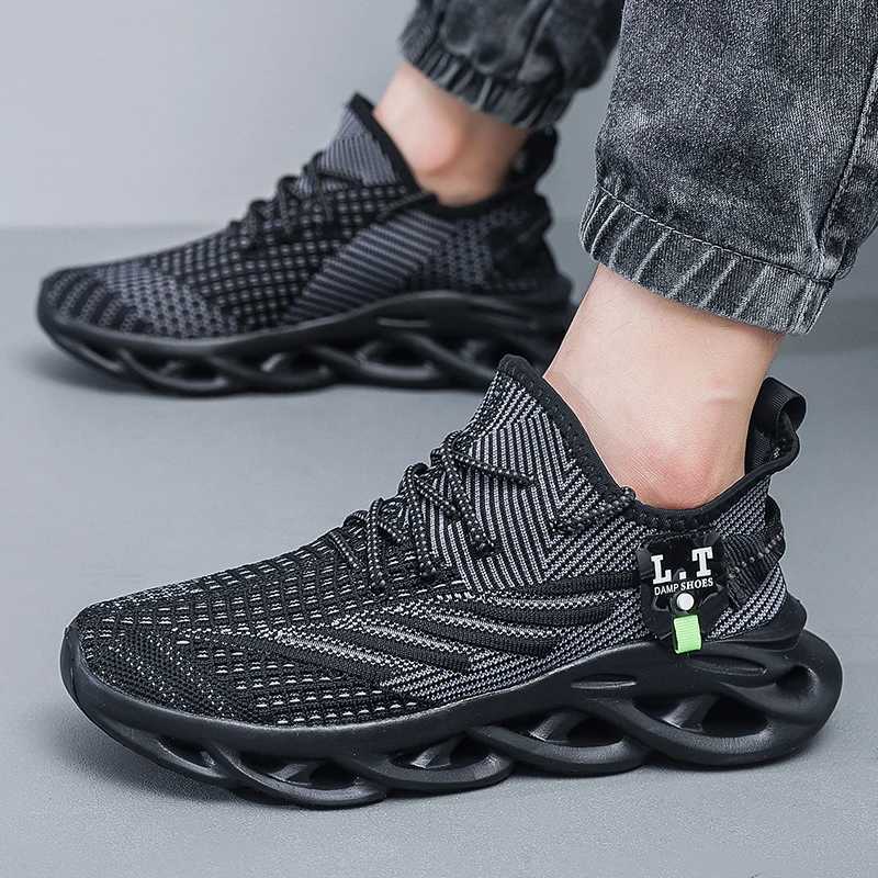 Casual sports shoes tennis platform soft sole casual running breathable lace Fi trend brand casual mens vulcanized shoes M241029