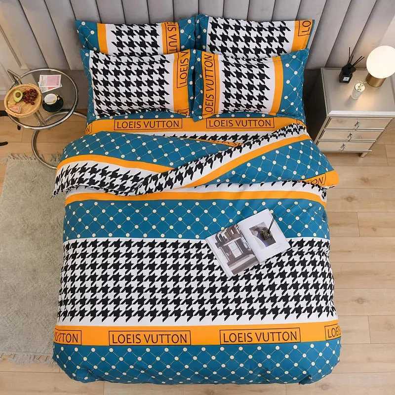 New down duvet bedding set brown bedding set double size suitable for boys teenagers adult tennis rackets comfortable cover X241029