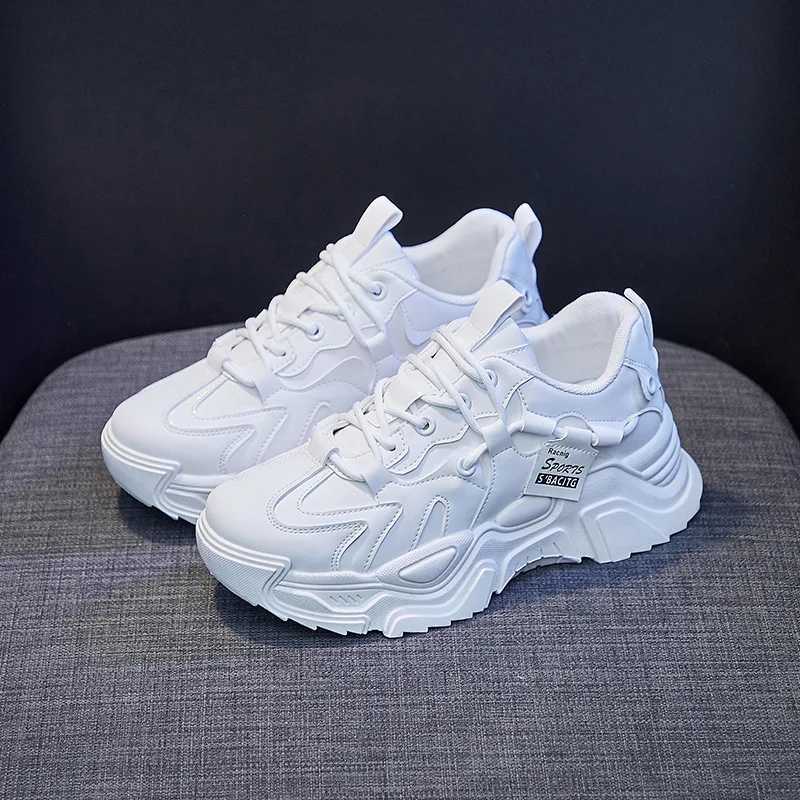 Womens sports shoes free delivery designer platform casual sports running vulcanized white shoes womens short and fat sports shoes M241029