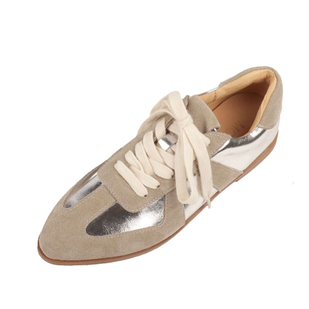 Flats Women Suede Sport Casual Walking Fashion Sneakers 2025 Spring New Lace-up Running Cozy Hiking Shoes atos Femme