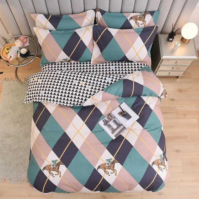 New down duvet bedding set brown bedding set double size suitable for boys teenagers adult tennis rackets comfortable cover X241029