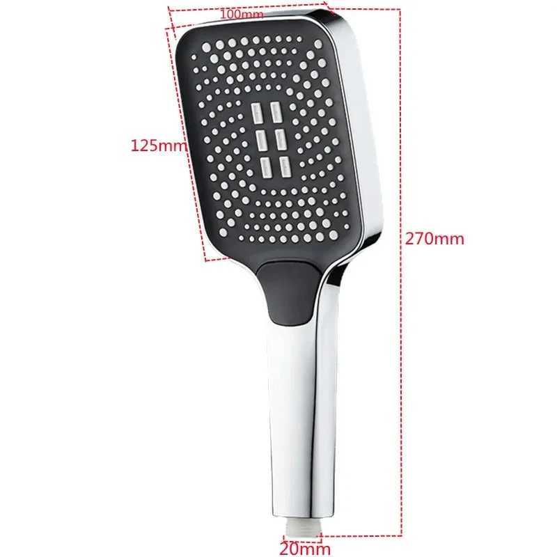 High Quality 4 Mode Adjustable Rainfall Shower Large w Shower High Pressure Water Saving Shower Mixer Bathro Accessories T241030