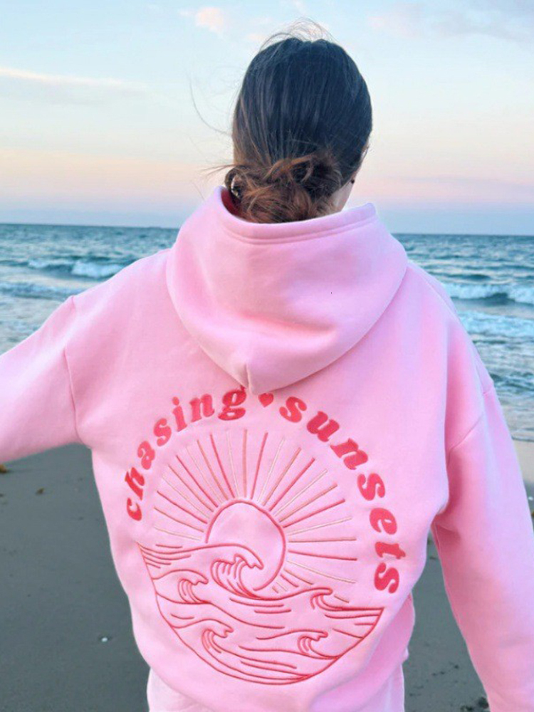 New designer Fashion Print Hoodies Women Autumn Winter Long Sleeve Pullover Tops Hooded Sweatshirts Streetwear Casual Female Loose Clothes