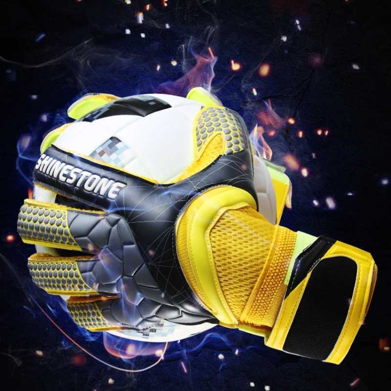 Goalkeeper gloves latex football wristband childrens adult anti slip high-quality football grip strong grip match training goalkeeper glovesXJ250412