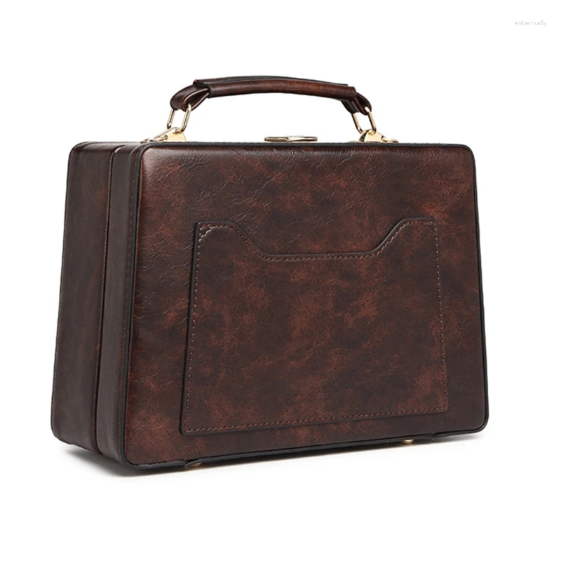 Drawstring Vintage Radio Box Shaped Handbags With Bluetooth-compatible Speaker For Women Female Shoulder Bag