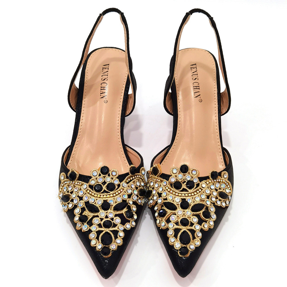 Shoe bag set combination wedding pointed shoes dia tassel handbag