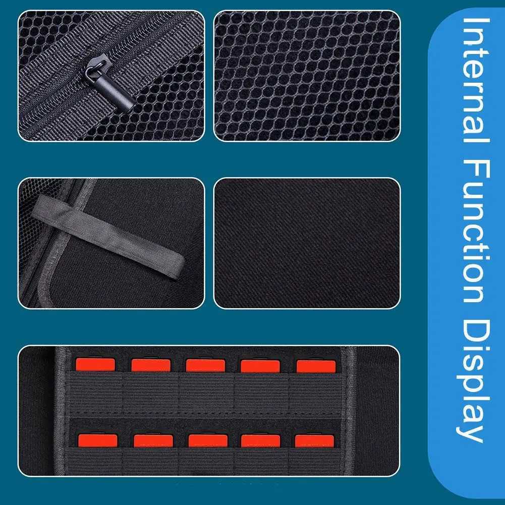 Shockproof Carrying Case Storage Bag For MSI Claw Game Console EVA Leather Waterproof And Anti Drop Protective HandbagXJ241030