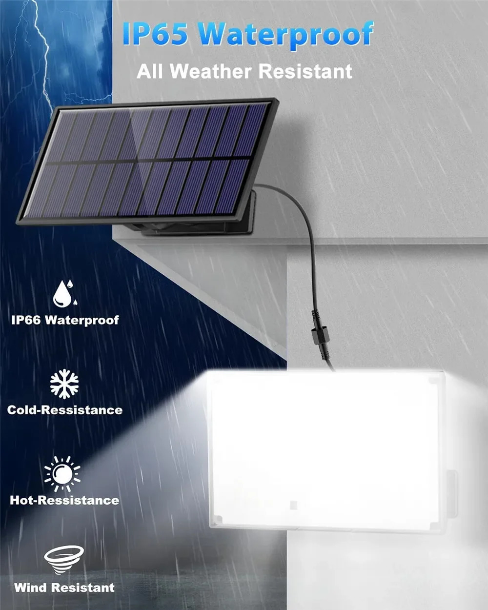 172LED Solar Light Outdoor Waterproof with Motion Sensor Floodlight Remote Control 3 Modes for Patio Garage Backyard 241028