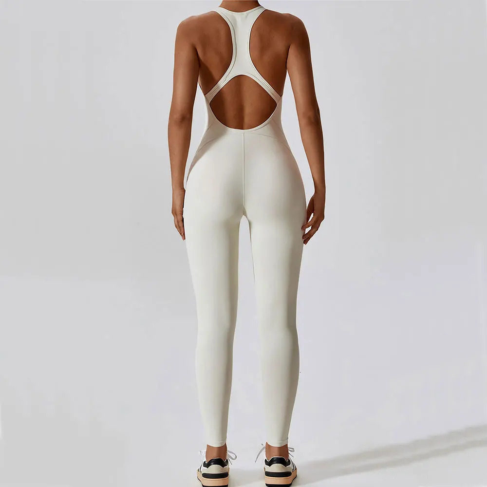 Yoga Jumpsuit Fitness Sports Overalls Gym Clothing Set Wear Pilates Workout Clothes for Women Outfit pushup Activewear 241030