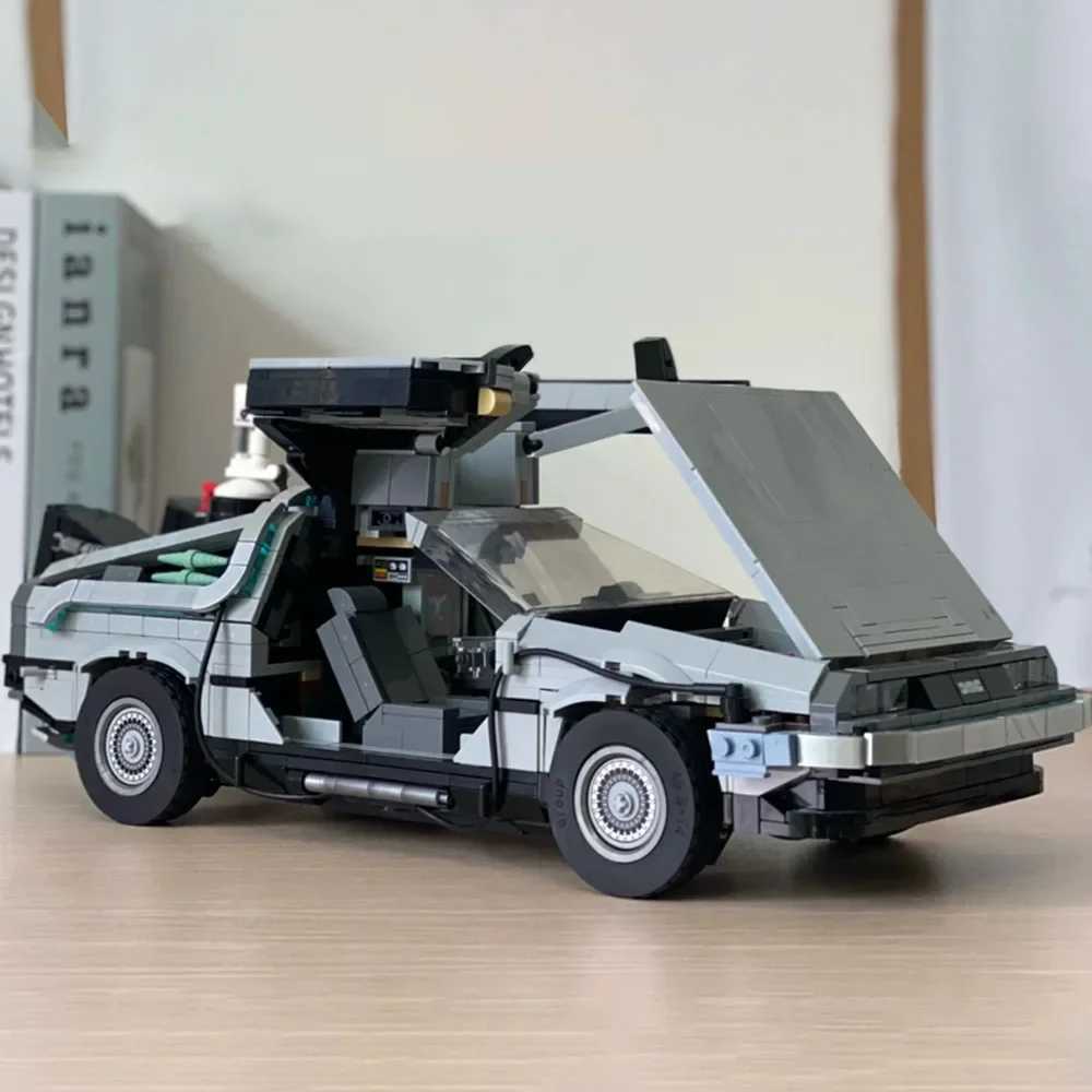 NEW Back to the Future Time Machine Compatible 10300 Building Blocks Technical Car Bricks Construct Toys For Children GiftsXJ241029