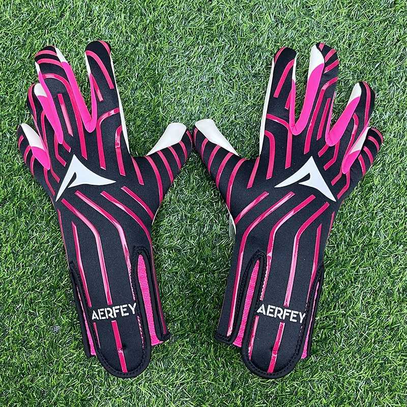 Profit Protection Football Goalkeeper Gloves Thick Latex 4mm Adult and Youth Goalkeeper Football Goalkeeper GlovesW241029