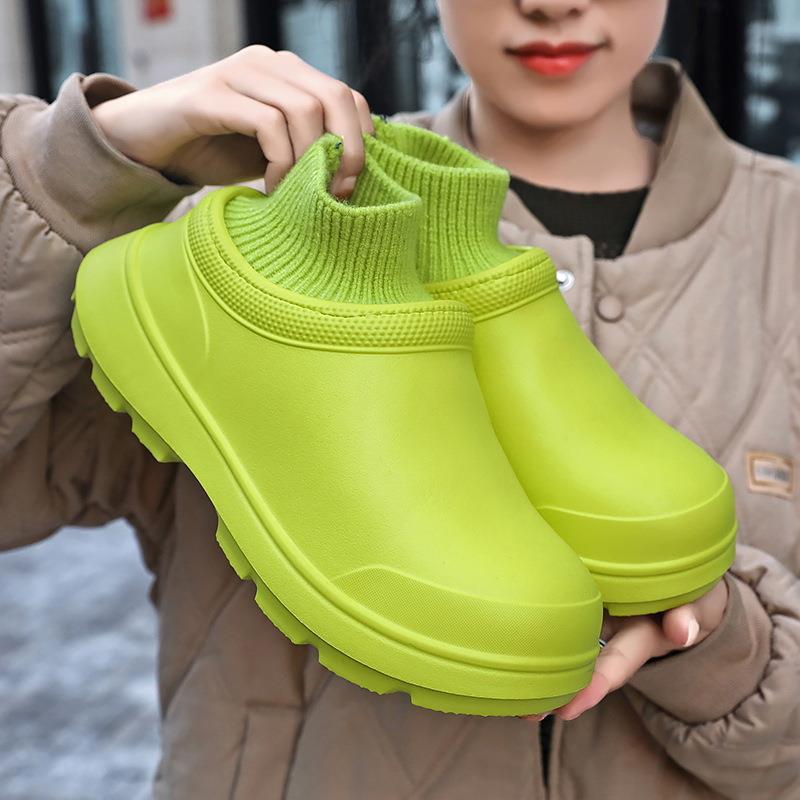 designer woman Womens mens Winter Waterproof Warm And Fluffy Rain Shoes winter snow fur boots 579d