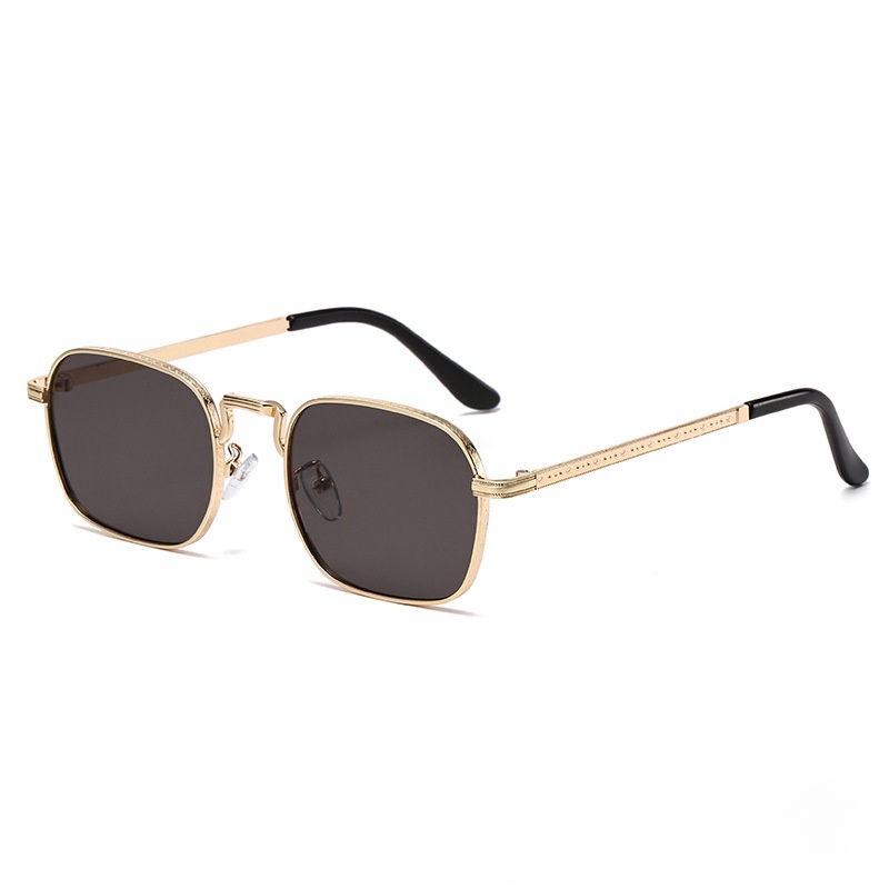 2402 2024 New Internet Celebrity Sunglasses Men and Women Korean Edition Square Elliptical Sunglasses Personalized UV resistant Glasses