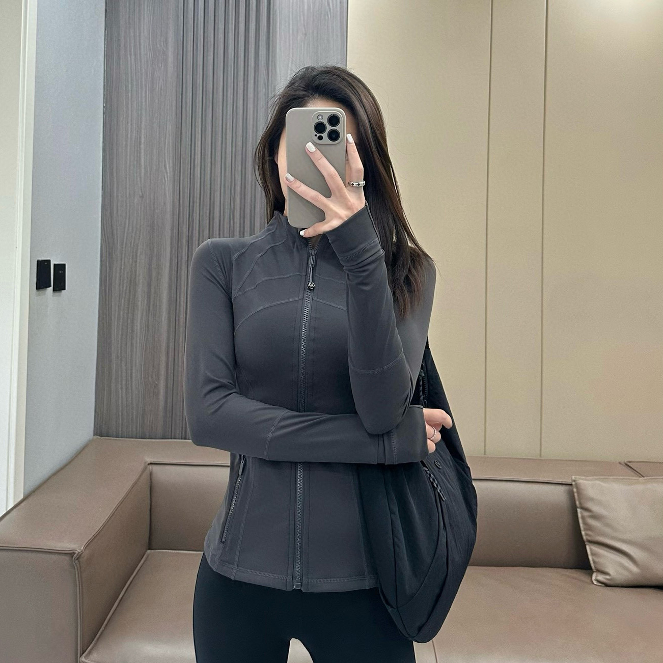 Yoga jacket women's Jackets Define Workout sports fitness jacket quick drying sport jackets solid color jacket zipper jogging shirt sportswear Gym Sports Clothes