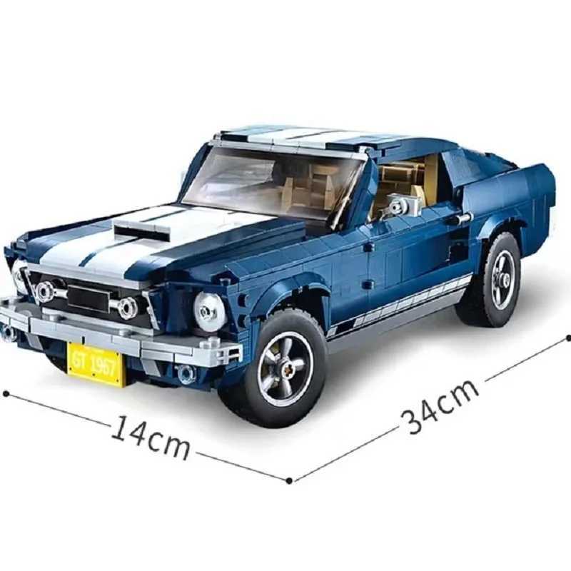 1471PCS Ford Mustangs Sports Racing Car Model Building Blocks Compatible 10265 21047 Bricks Christmas And Birthday GiftsXJ241029