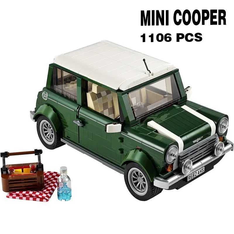 In Shock Classic Technical Retro Vintage Car Building Blocks Compatible 10242 Model Sets Bricks Kids Toy GiftXJ241029