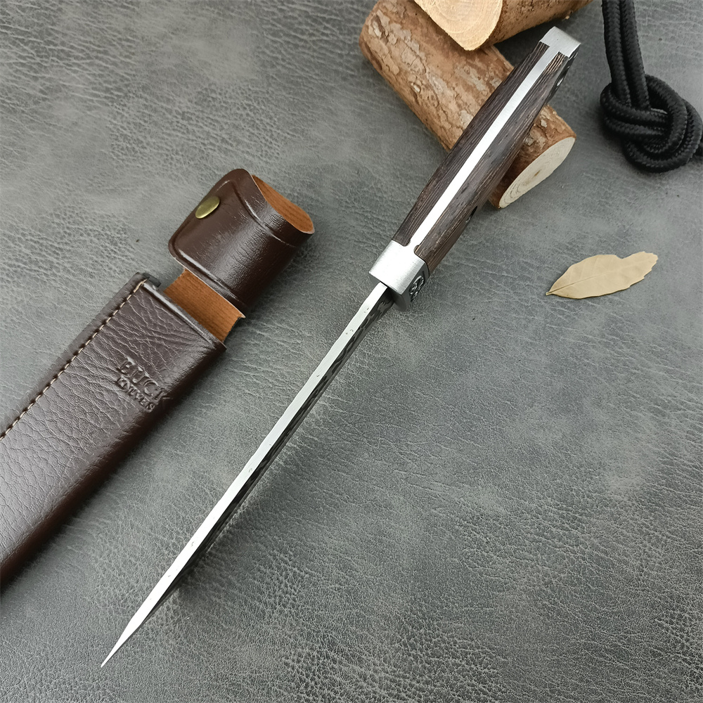Newest BK N81 Combat Military Fixed Knife 5Cr13Mov Blade 420 Steel + Chicken Wing Wood Handle EDC Outdoor Hiking Pocket Tool 15700 15500 15002 15017