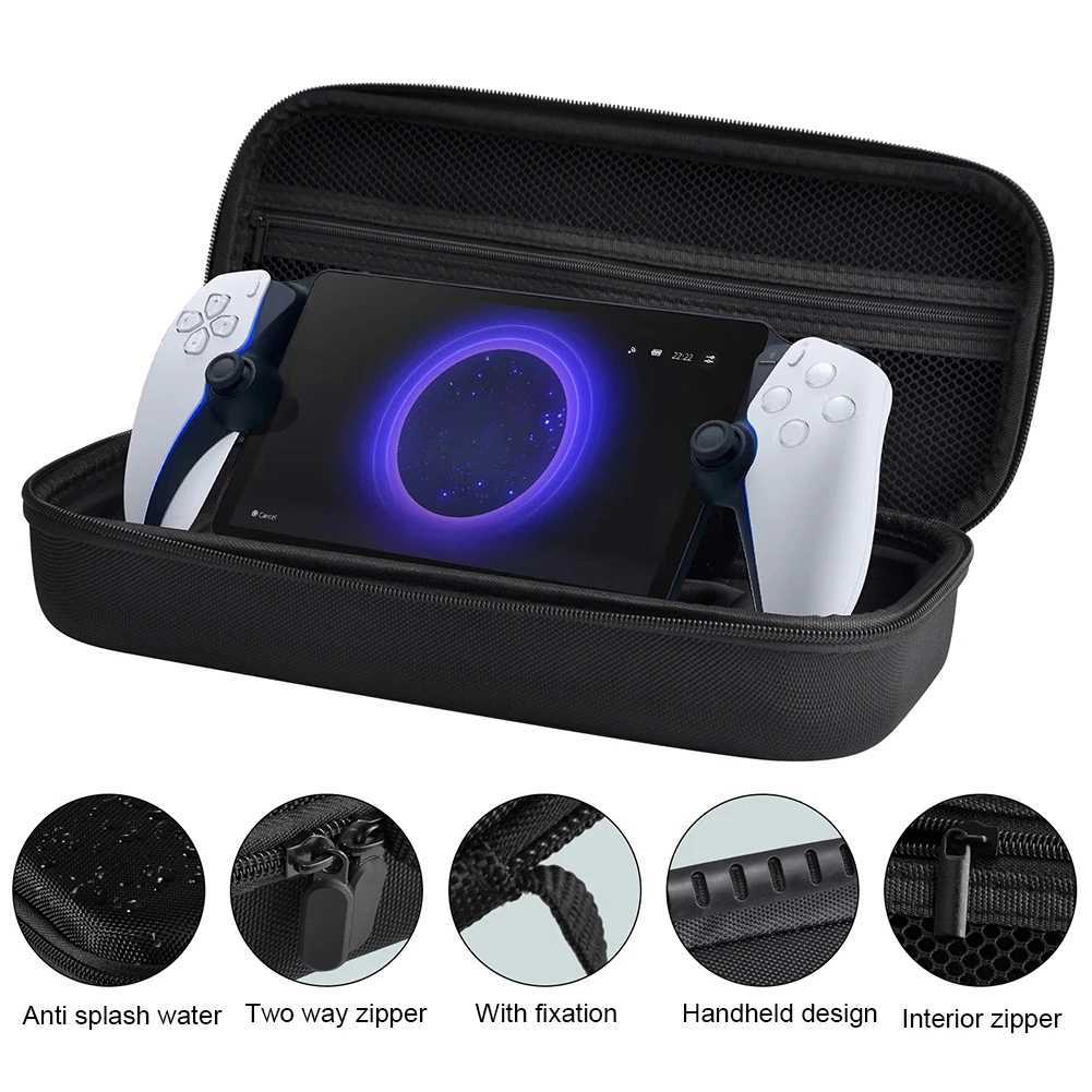 Portable Carrying Case for PS5 Portal Storage Bag Shockproof EVA Protective Case Bag with Mesh Pocket for PS PortalXJ241030