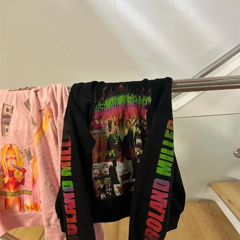 Oversized Hoodie Harajuku Drolandmiller Gothic Beauty Hoodies Women Goth Streetwear Tops Couples Sweatshirt Grunge Y2k Clothes 241029