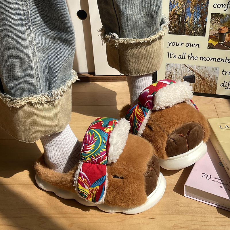 2024 new cotton winter wear, non slip, indoor living, warm home, plush slippers for NEW hot men, free shipping
