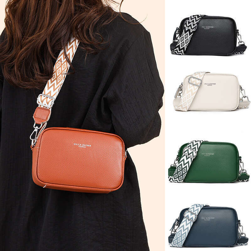 NEW Genuine Leather Women Crossbody Ladies Shoulder Solid Color Coin Purse Shopping phone Bag Handbag For Girls