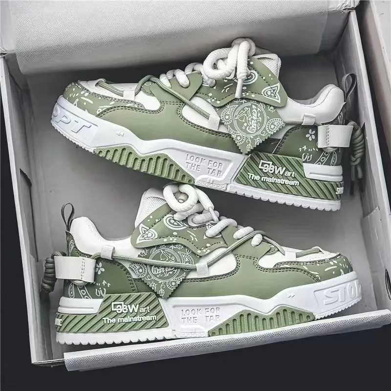 Vulcanize sports shoes Fi designer mens casual shoes luxurious and comfortable walking shoes trend Versatile skateboard shoes M241029