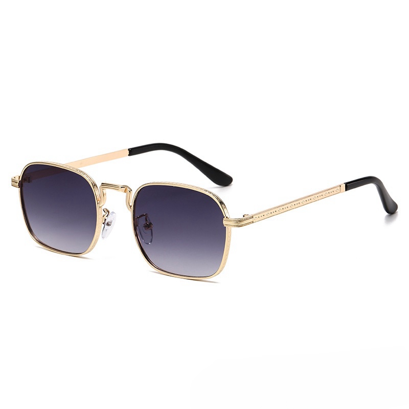 2402 2024 New Internet Celebrity Sunglasses Men and Women Korean Edition Square Elliptical Sunglasses Personalized UV resistant Glasses