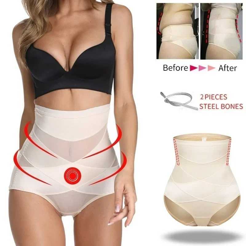 Women High Waist trainer Panties Postpartum Body Shaper Slimming belt Shapewear Women Sheath control Underwear Panty Butt LifterX2410