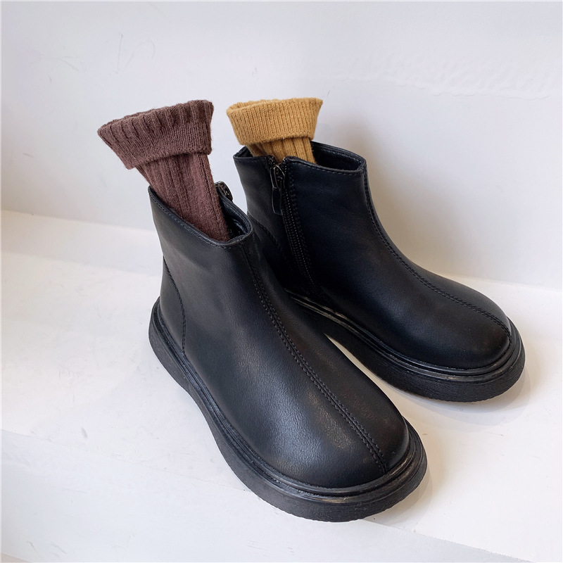 Children's Designer Veet Martin Boots in Black or Brown, Sizes 22-33