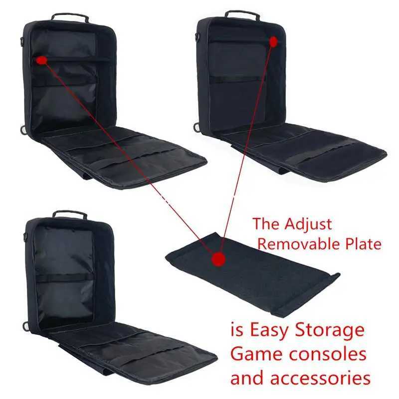 New Portable PS5 Travel Carrying Case Storage Bag Handbag Shoulder Bag Backpack for 5 Game Console AccessoriesXJ241030