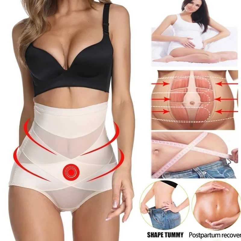 Women High Waist trainer Panties Postpartum Body Shaper Slimming belt Shapewear Women Sheath control Underwear Panty Butt LifterX2410