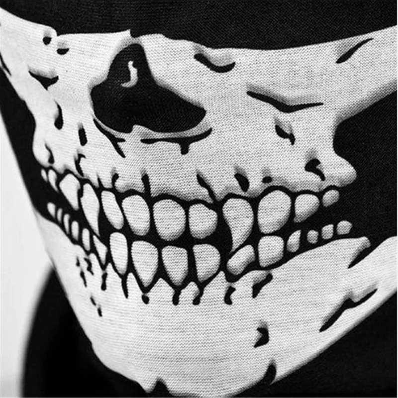 Skeleton Balaclava Ski Mask Bicycle Cs Ski Board Facial Mask Motorcycle Helmet Bandana Scarf Breathable Windproof W241029